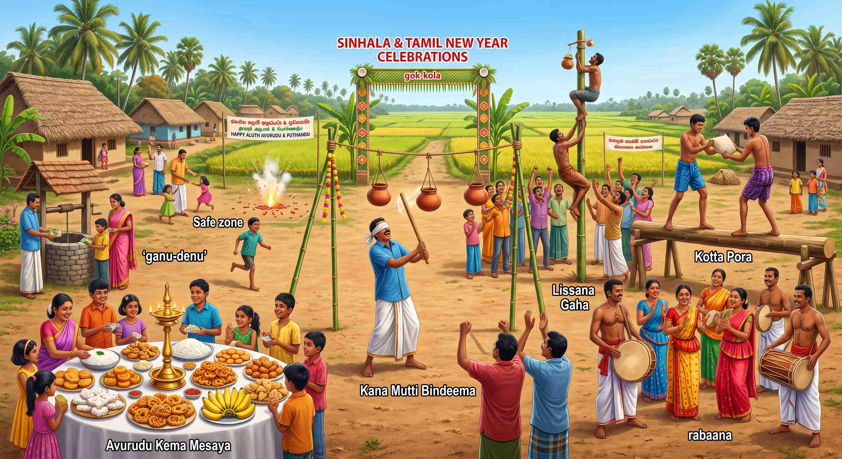 Sinhala & Tamil New Year (Avurudu) Celebrations 