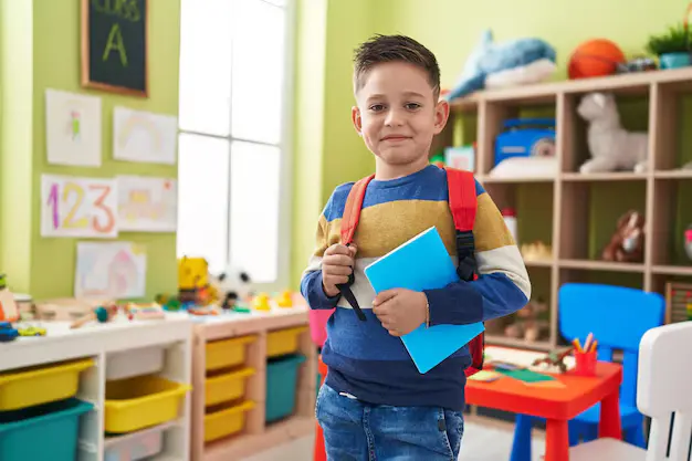 Student Backpack Holding